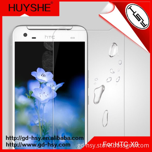 HUYSHE 2.5d curved edge japanese blue film screen protector for htc 0ne x9 anti-explosion anti-glare shateerproof